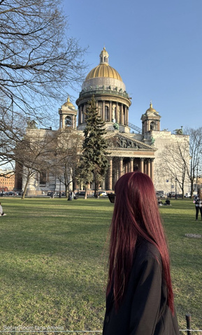 Успела застать солнышко